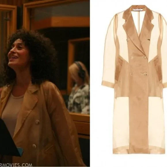MaxMara Jackets Coats New Max Mara Materia Sheer Organza